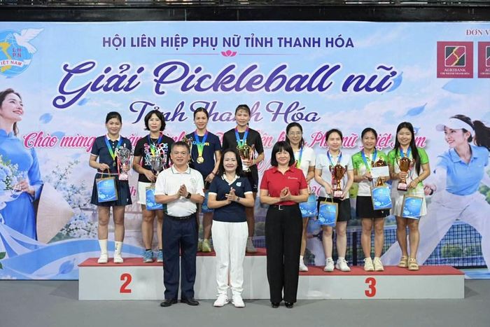 Giải Pickleball nữ tỉnh Thanh Hóa năm 2026 tạo sân chơi giao lưu, khuyến khích phụ nữ rèn luyện sức khỏe