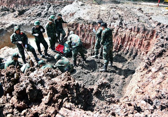 Ngày 20.10, các lực lượng làm nhiệm vụ tiếp tục mở rộng phạm vi tìm kiếm tại khu B