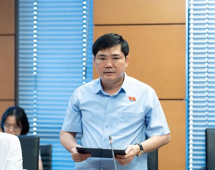 Đại biểu Nguyễn Tuấn Anh phát biểu. Ảnh: Quốc hội
