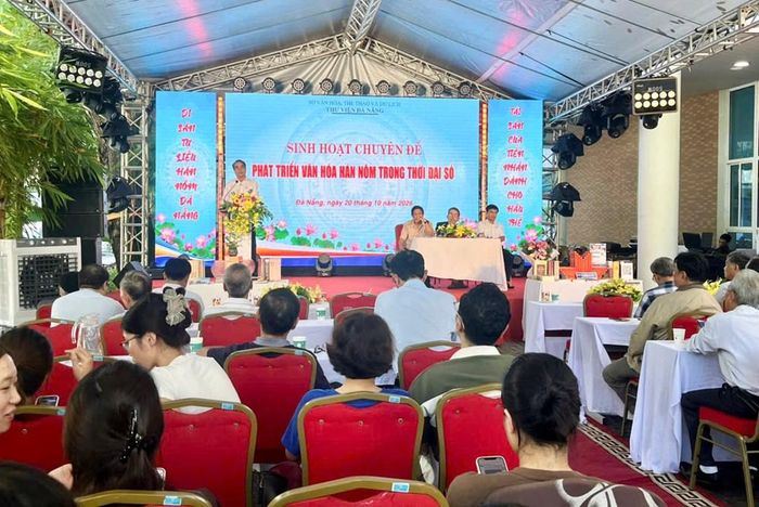 Thư viện Đà Nẵng tổ chức chương trình sinh hoạt chuyên đề “Phát triển văn hóa Hán Nôm trong thời đại số”