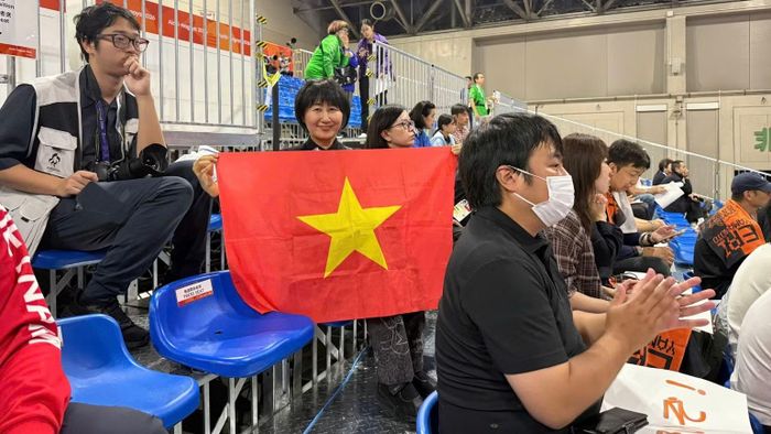 Bà Noriko Hirose, Trưởng Ban tổ chức Lễ hội Việt Nam tại Aichi, Nhật Bản. (Ảnh: HOÀI THU)