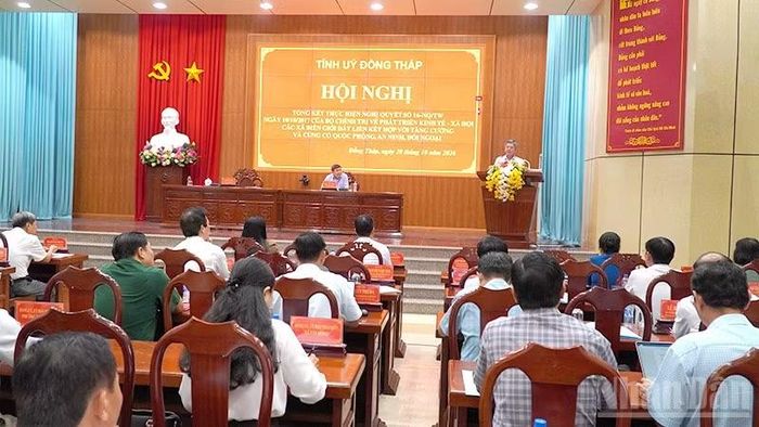 Quang cảnh hội nghị. (Ảnh: HỮU NGHĨA)