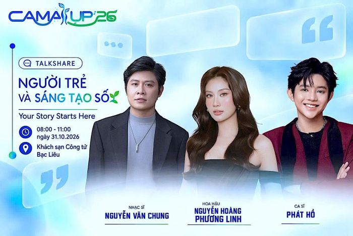 Các diễn giả tham gia talkshow “Người trẻ và Sáng tạo số” sẽ chia sẻ góc nhìn về ứng dụng công nghệ và thúc đẩy tinh thần đổi mới sáng tạo trong giới trẻ. (Ảnh: CiNEC cung cấp)