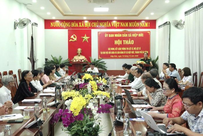 Hội thảo xác minh, kết luận thông tin mộ liệt sĩ tại khu vực Hố Bà Lâu.