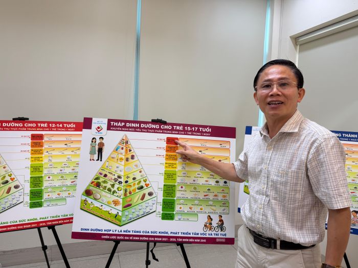 Bác sĩ khuyến cáo người dân thực hiện chế độ ăn theo tháp dinh dưỡng phù hợp với nhóm tuổi