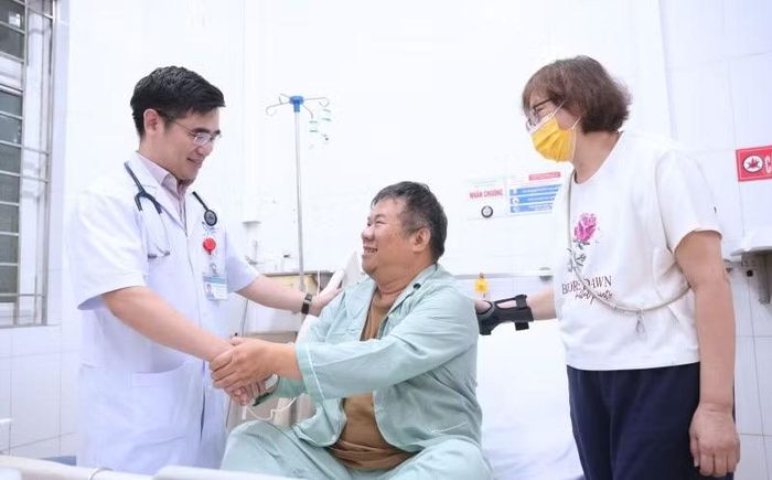 Bệnh nhân hồi phục sau can thiệp - Ảnh BVCC