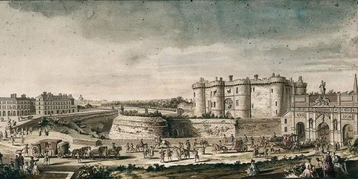 Pháo đài Bastille, nơi người đàn ông đeo mặt nạ qua đời. Ảnh: essentiels.bnf.fr