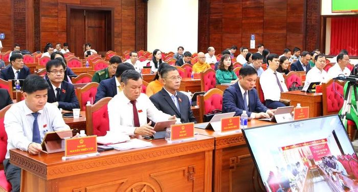 Đại biểu dự khai mạc Kỳ họp chuyên đề lần thứ 3, HĐND tỉnh Đắk Lắk. (Ảnh: TT)