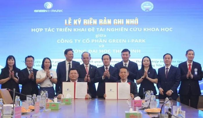 Trường Đại học Thái Bình và doanh nghiệp ký kết hợp tác, hướng tới đào tạo nguồn nhân lực chất lượng cao.