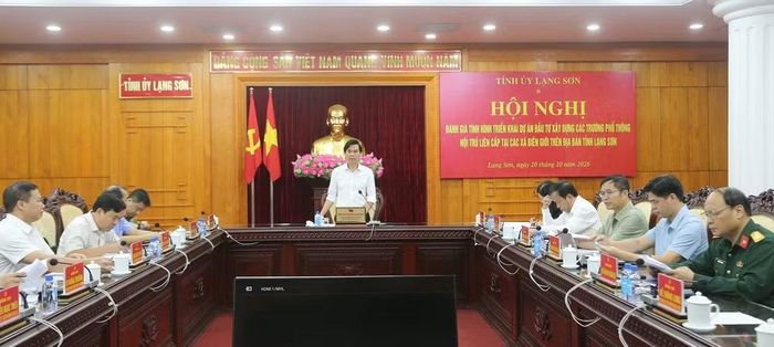 Quang cảnh hội nghị. Ảnh: Báo Lạng Sơn.