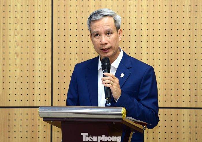 GS.TS Lê Anh Tuấn phát biểu tại chương trình. Ảnh: Xuân Tùng