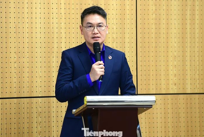 Anh Thongly Sisoulith phát biểu tại chương trình. Ảnh: Xuân Tùng