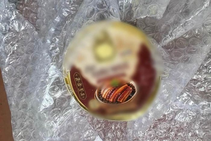 Hình ảnh bao bì sản phẩm được đăng kèm theo bài viết. Ảnh: K.D