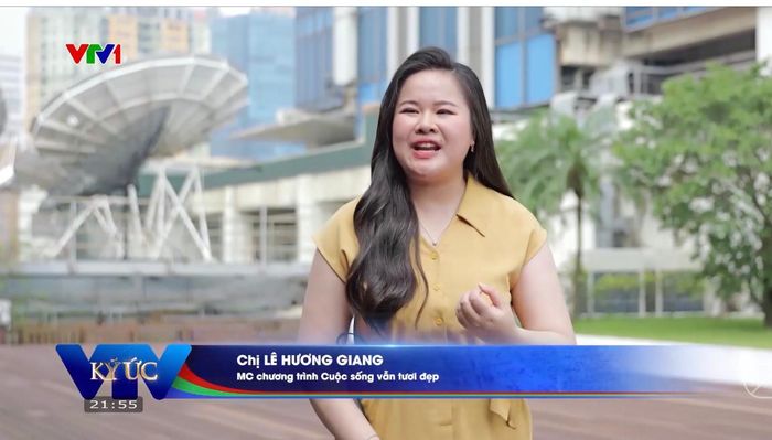 MC Hương Giang. Ảnh: VTV 
