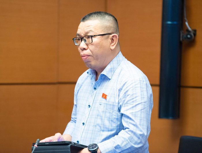 Đại biểu Trần Mạnh Huy (Đà Nẵng). Ảnh: Quốc hội