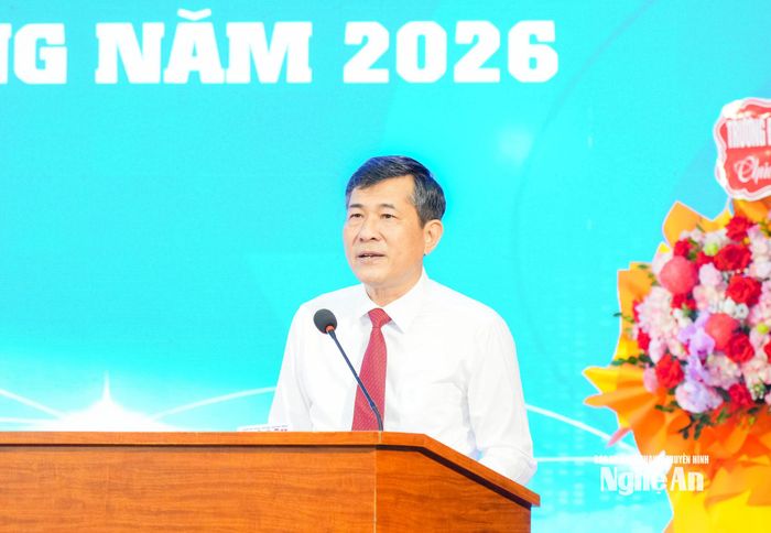 Phó Chủ tịch UBND tỉnh Thái Văn Thành phát biểu tại chương trình. Ảnh: TL