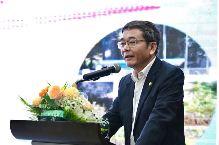 Giáo sư Nguyễn Quốc Dũng, Chủ tịch Hội Đập lớn và Phát triển nguồn nước Việt Nam. (Ảnh: BTC)