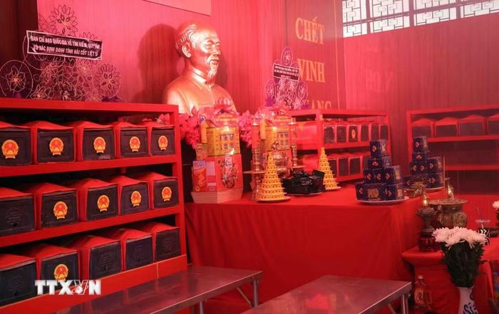 Sau 5 ngày đầu của Đợt 2, Đội K74 đã phát hiện, quy tập được 58 hài cốt liệt sỹ và đưa về quàn tại Nhà Tưởng niệm công viên Lê Thị Riêng. (Ảnh: Xuân Khu/TTXVN)