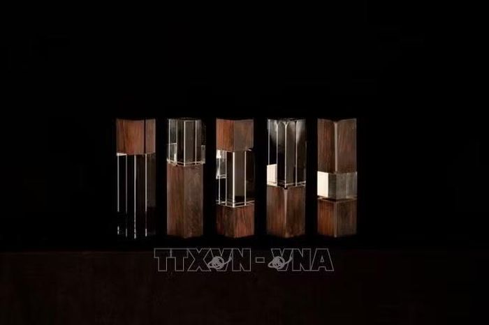 Sáng tác của tác giả Trần Trọng Tri. Ảnh: TTXVN phát