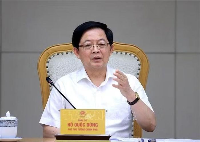 Phó Thủ tướng Hồ Quốc Dũng phát biểu. Ảnh: Tuấn Anh/TTXVN