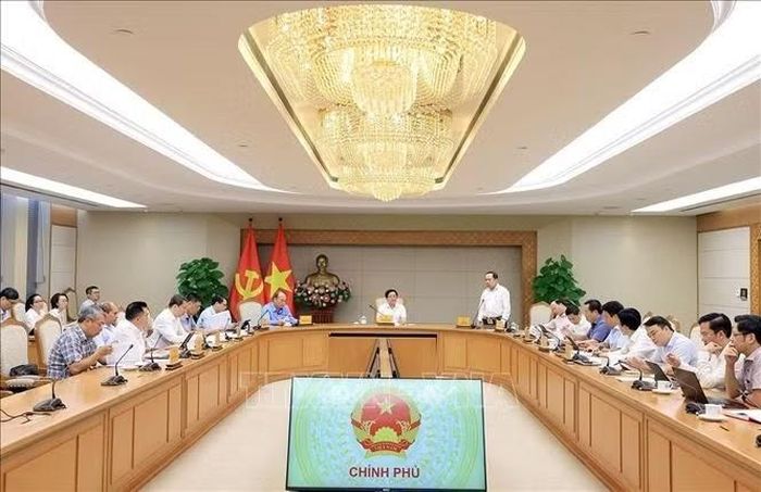 Phó Thủ tướng Hồ Quốc Dũng họp về tiến độ triển khai và sử dụng kinh phí khoa học công nghệ, đổi mới sáng tạo và chuyển đổi số năm 2026. Ảnh: Tuấn Anh/TTXVN