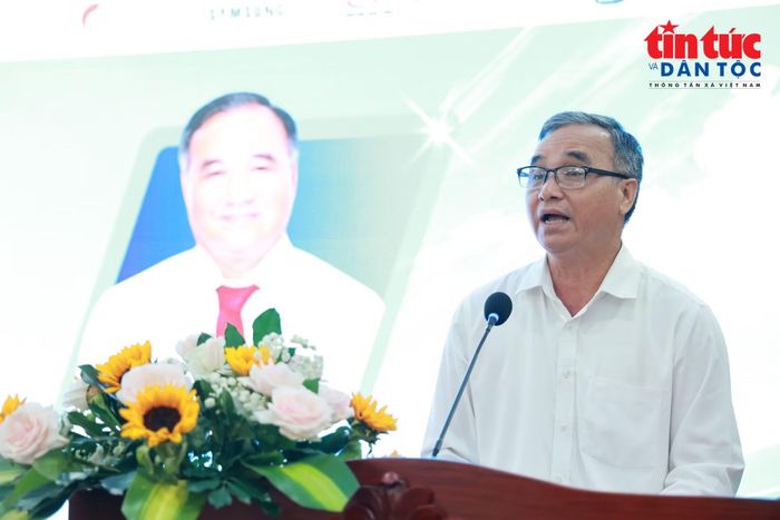 Ông Lê Văn Cửa, Phó Trưởng ban Ban Quản lý Khu Nông nghiệp Công nghệ cao TP Hồ Chí Minh, phát biểu khai mạc.