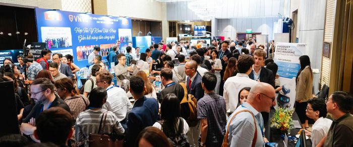 Hội nghị là cơ hội để các doanh nghiệp Pháp và Việt Nam trao đổi kinh nghiệm và tiềm kiếm đối tác.