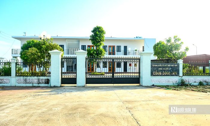 Khu quản lý Cống Sông Lèn đã được xây dựng hoàn chỉnh, chuẩn bị đưa vào sử dụng.