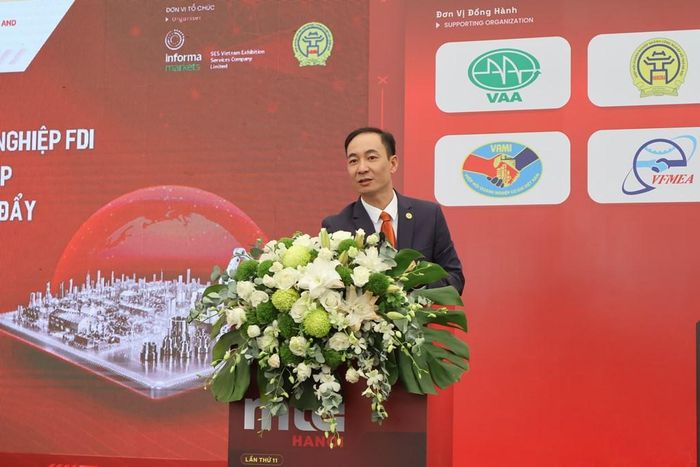 Ông Nguyễn Vân, Phó chủ tịch thường trực Hiệp hội Doanh nghiệp Công nghiệp Hỗ trợ Thành phố Hà Nội HANSIBA. Ảnh: Minh Ngọc