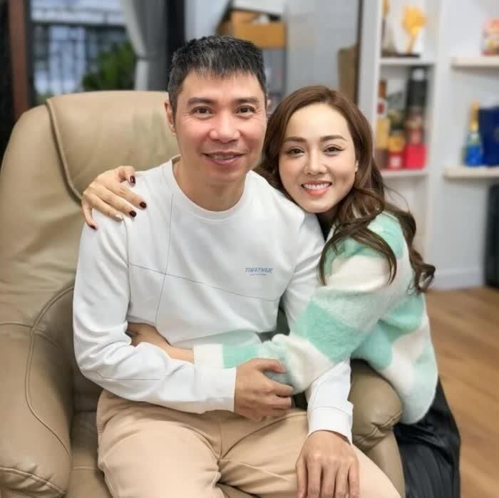 NSND Công Lý và Ngọc Hà.