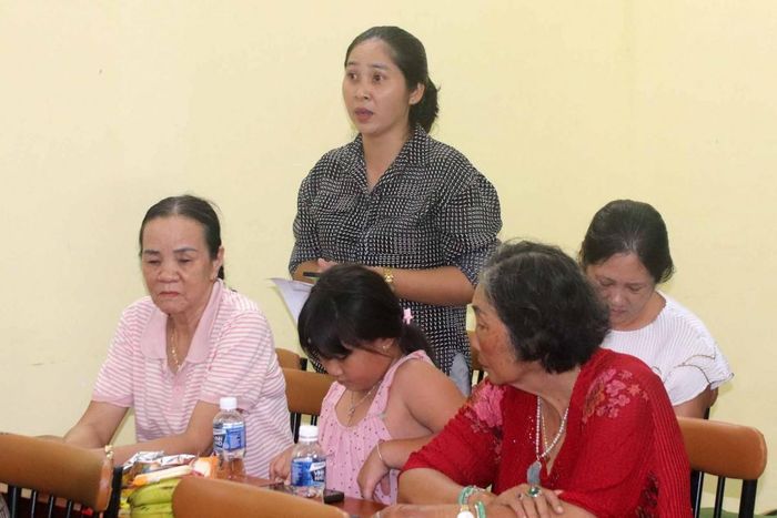 “Tháng lắng nghe phụ nữ nói” là dịp để chị em bày tỏ tâm tư, nguyện vọng, xây dựng tổ chức Hội vững mạnh, góp phần xây dựng địa phương phát triển. Ảnh: ĐVCC