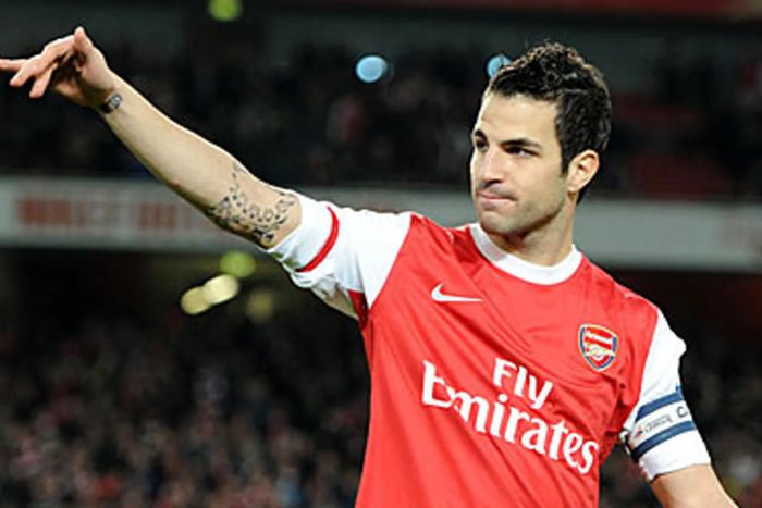 Fabregas trong màu áo Arsenal. Ảnh: Arsenal