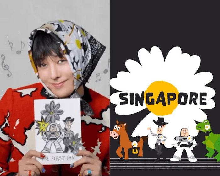 Toy Story kết hợp cùng vũ trụ sáng tạo của G-DRAGON tại triển lãm “THE FIRST FAN”. Ảnh: Peaceminusone.