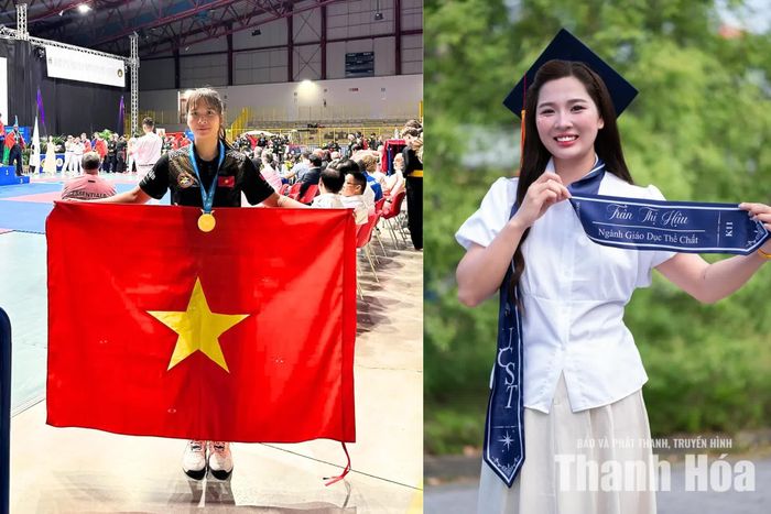 Trần Thị Hậu là VĐV giàu thành tích nhất của đội tuyển Võ cổ truyền Thanh Hóa.