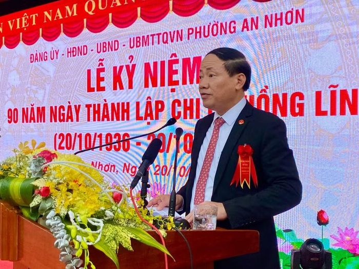  Chủ tịch UBND tỉnh Phạm Anh Tuấn phát biểu tại lễ kỷ niệm. Ảnh: Nhật Trường 
