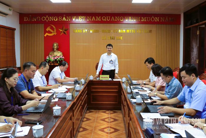 Giám đốc Sở Nội vụ, Trưởng đoàn kiểm tra phát biểu kết luận