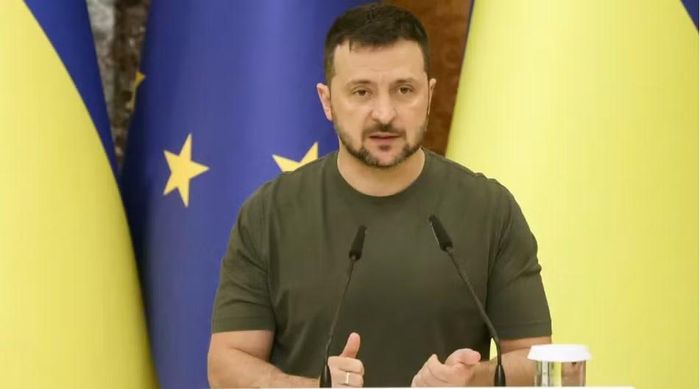 Tổng thống Ukraine Volodymyr Zelensky. (Ảnh: AFP)