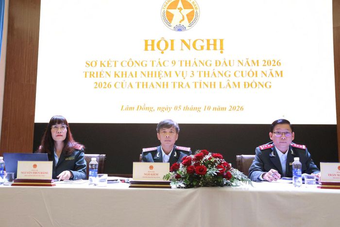 Lãnh đạo Thanh tra tỉnh chủ trì hội nghị sơ kết công tác thanh tra 9 tháng năm 2026