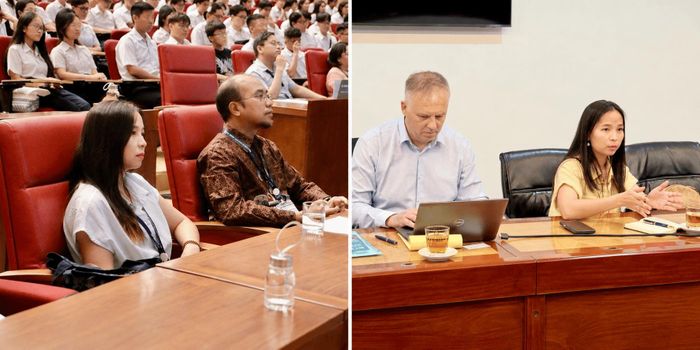 TS Âu Thị Hường trong những hoạt động trao đổi, chia sẻ về công nghệ tại Việt Nam. Ảnh: NVCC