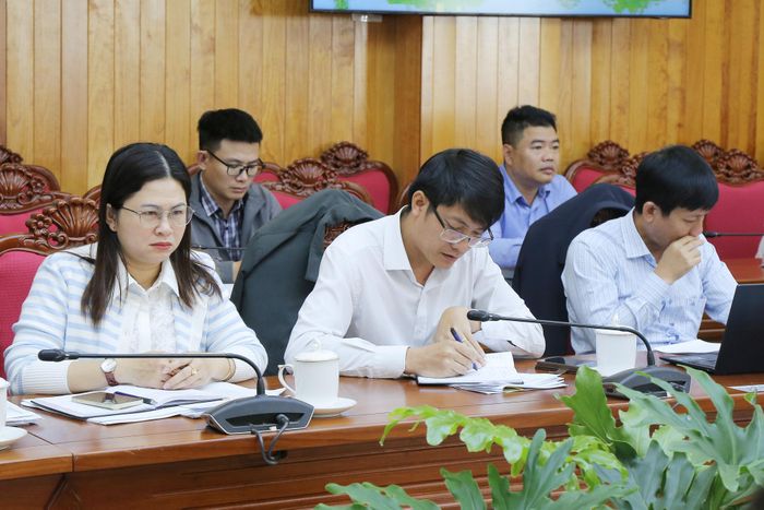 Lãnh đạo Sở Tài chính tham dự buổi làm việc