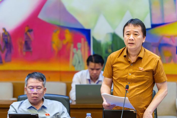  Đại biểu Phạm Nam Tiến, Đoàn ĐBQH tỉnh Lâm Đồng nêu ý kiến