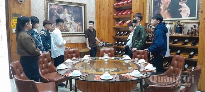 Lớp nghề quản trị nhà hàng, khách sạn tại Trung tâm Giáo dục thường xuyên-Giáo dục nghề nghiệp - Ảnh: T.N