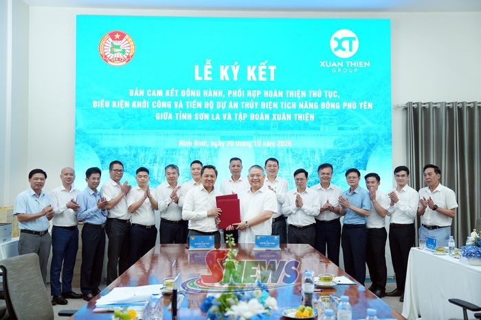 UBND tỉnh Sơn La và Công ty cổ phần Tập đoàn Xuân Thiện ký cam kết đồng hành, phối hợp hoàn thiện thủ tục, điều kiện khởi công và tiến độ Dự án thủy điện tích năng Đông Phù Yên.