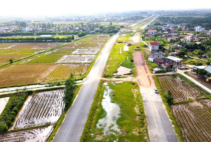 Nhiều hạng mục chính của toàn dự án đường Tân Phúc - Võng Phan đã đạt trên 90% khối lượng. Các hạng mục đào nền, đắp cát cơ bản hoàn thành, đắp đất cũng đạt trên 96%; cấp phối đá dăm các loại đạt khoảng 94%.