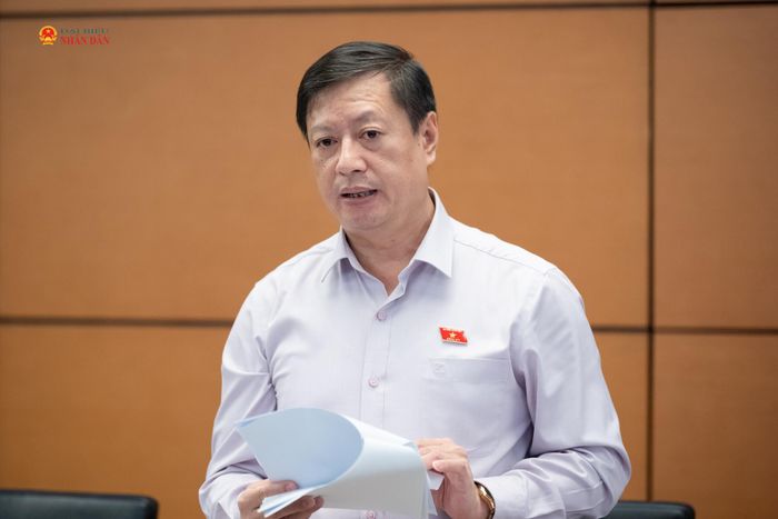 ĐBQH Dương Văn Thăng (TP. Hồ Chí Minh) phát biểu