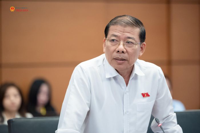 ĐBQH Nguyễn Thanh Sang (TP. Hồ Chí Minh) phát biểu
