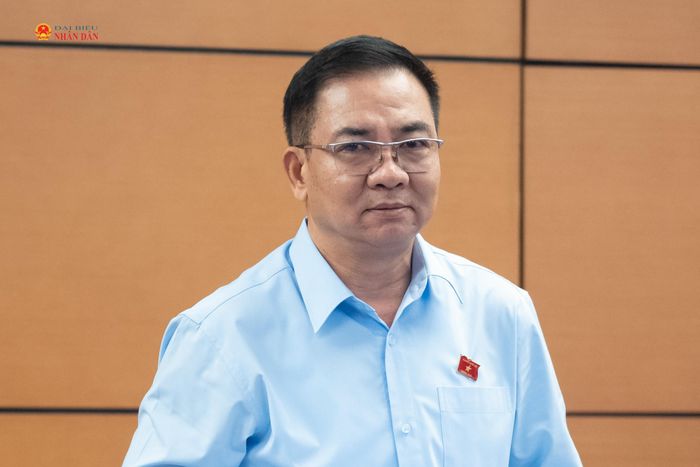 ĐBQH Nguyễn Minh Đức (TP. Hồ Chí Minh) phát biểu