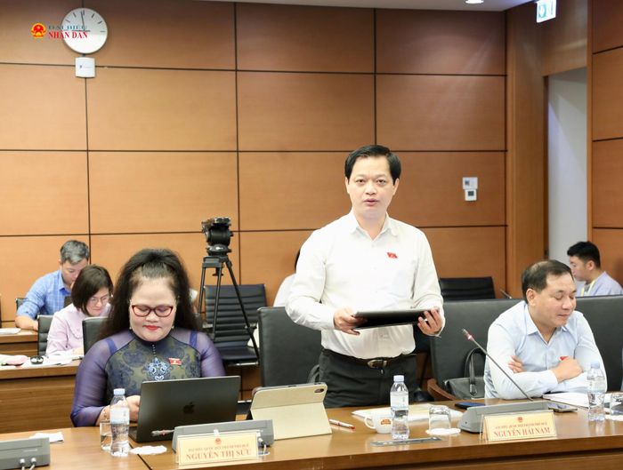 ĐBQH Nguyễn Hải Nam (TP. Huế) phát biểu. Ảnh: Trọng Hiếu