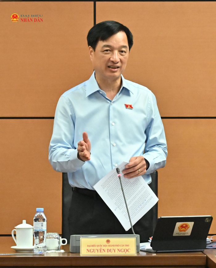 Trưởng ban Tổ chức Trung ương Nguyễn Duy Ngọc phát biểu. Ảnh: Quang Khánh