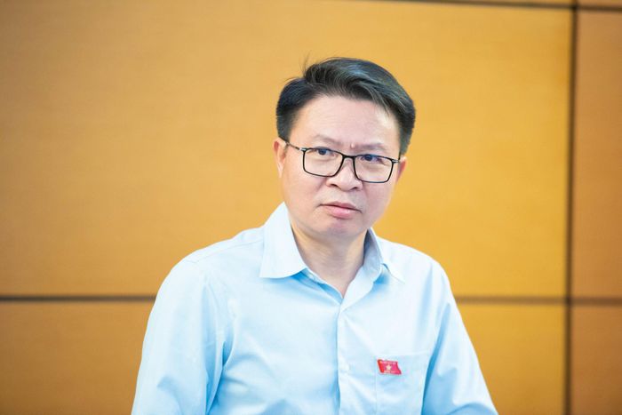 ĐBQH Nguyễn Minh Tuấn (Phú Thọ) phát biểu. Ảnh: Xuân Quý